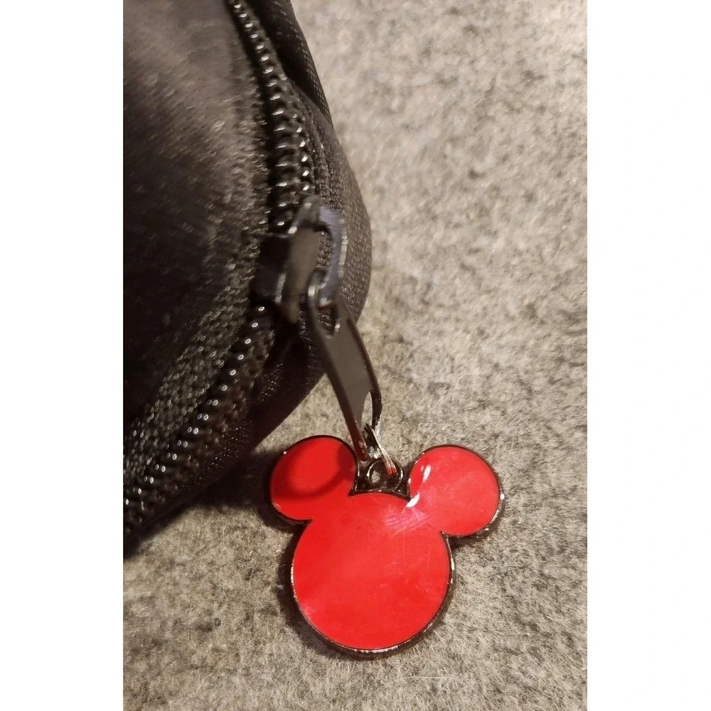 Disney Black Mickey‎ Mouse Pin Trading Bag 3 Ring Zipper Binder Case Padded DLR